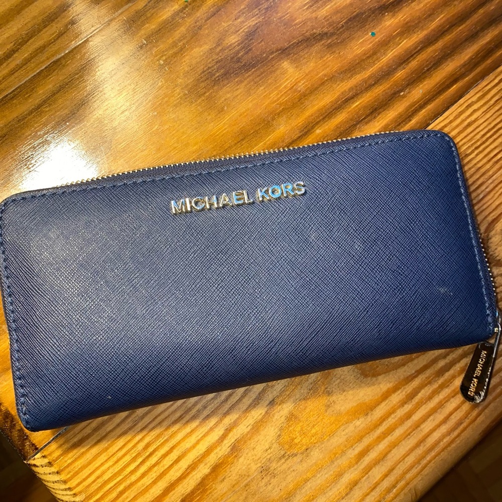 COPY - Navy Blue Michael Kors Wallet